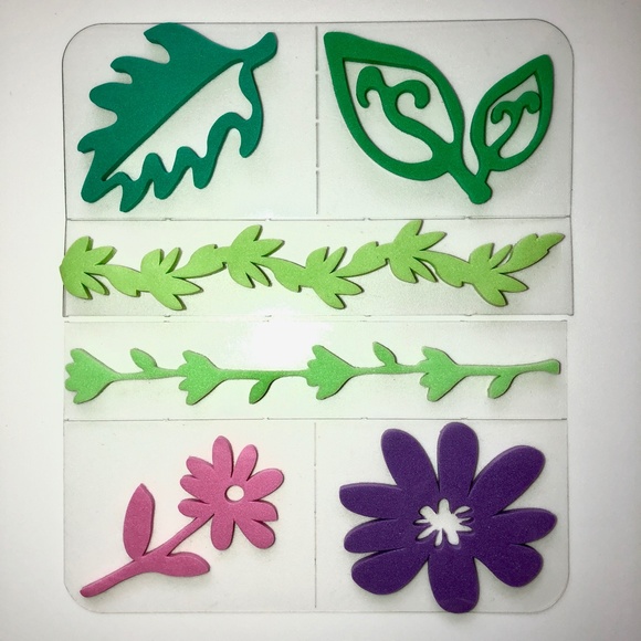 VARIOUS Floral, Insect Graphic Foam Rubber Stamps Acrylic Mount Set of 11 NEW! - Picture 2 of 5